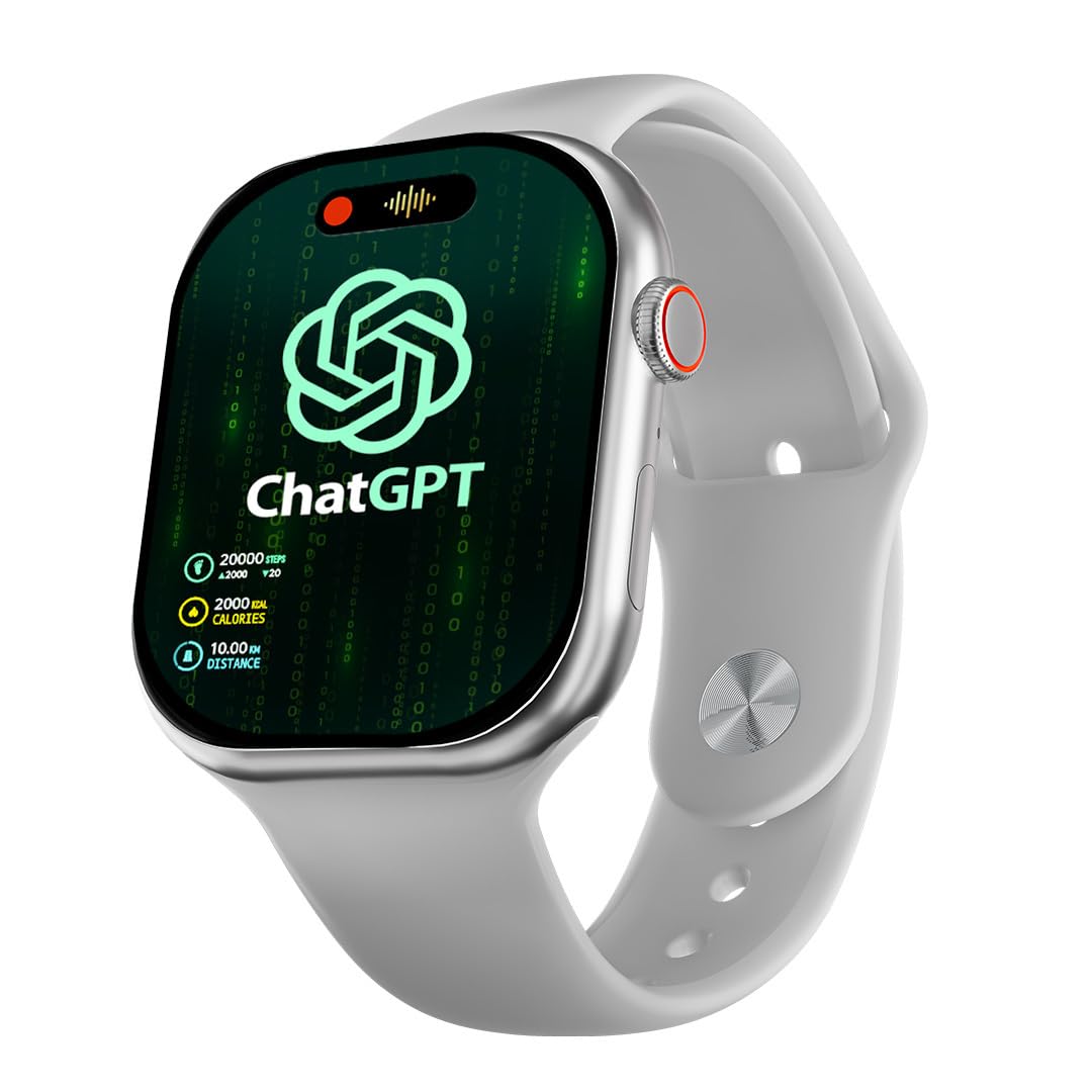 CrossBeats Nexus 2.01” Super AMOLED Display Smart Watch with ChatGPT-Powered