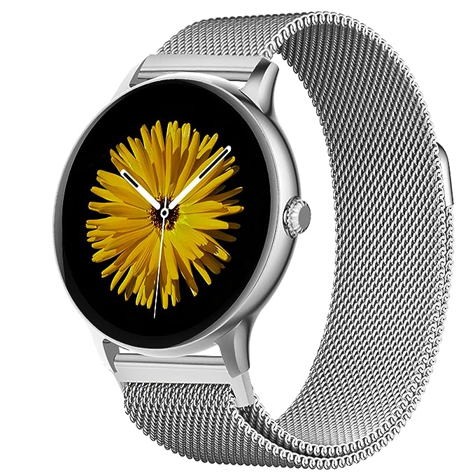 Fire-Boltt Phoenix Ultra Luxury Stainless Steel Women Smart Watch (Silver)