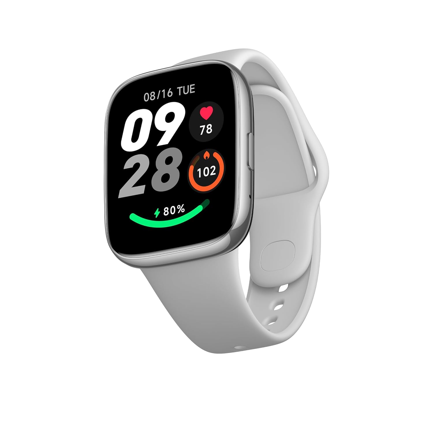 Redmi Watch 3 Active BT Calling, Period Cycle Monitoring Platinum Grey